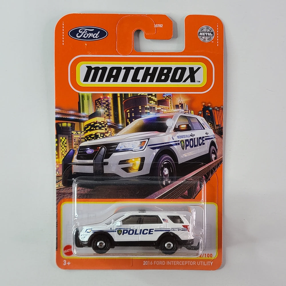 Matchbox - 2016 Ford Interceptor Utility (White)