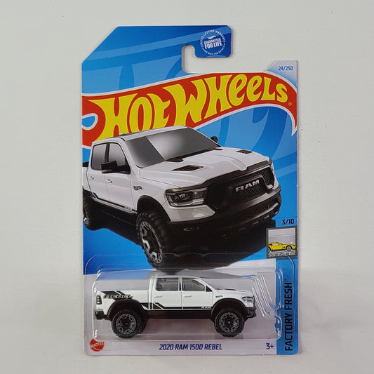 Hot Wheels - 2020 Ram 1500 Rebel (White)