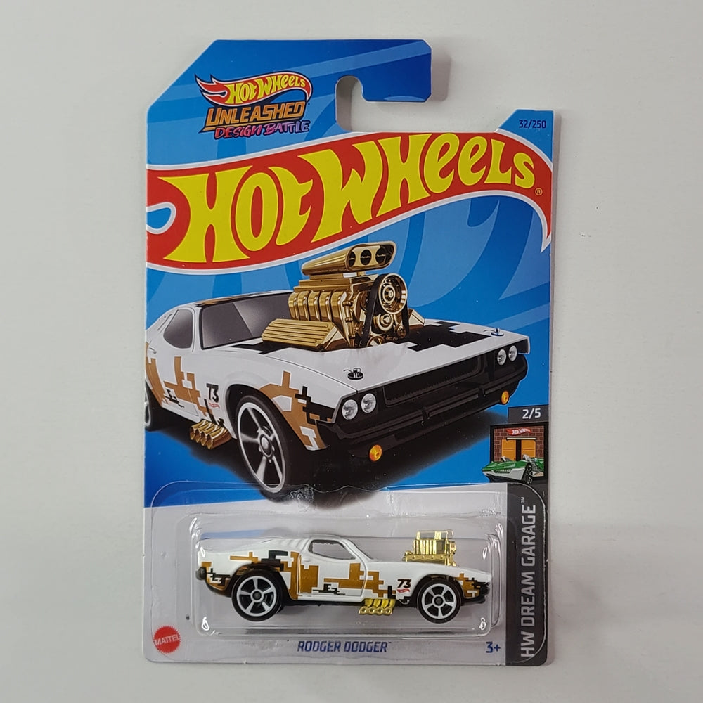 Hot Wheels - Rodger Dodger (White) [Card Variant]