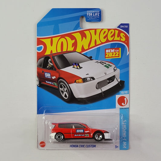 Hot Wheels - Honda Civic Custom (Cherry Red)