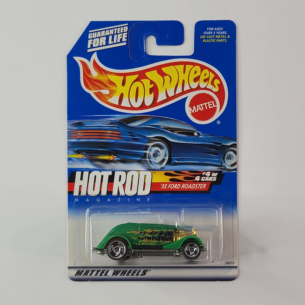 Hot Wheels - '33 Ford Roadster (Metalflake Green)