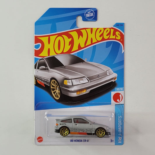 Hot Wheels - '88 Honda CR-X (Metalflake Matte Gray)