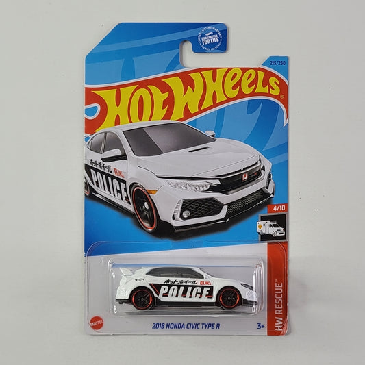 Hot Wheels - 2018 Honda Civic Type R (White)