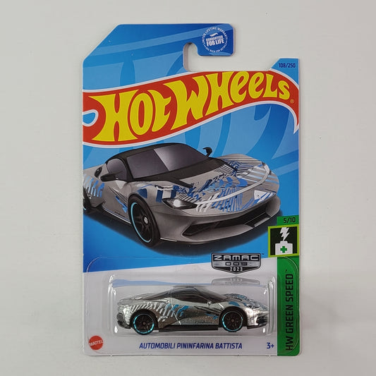 Hot Wheels - Automobili Pininfarina Battista (ZAMAC) [Wal-Mart Exclusive]