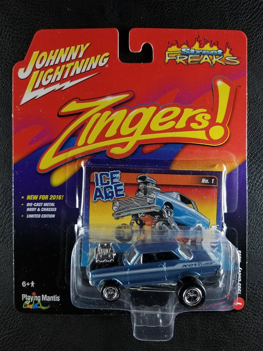 Johnny Lightning - 1963 Chevy Nova (Light Blue) [Zingers!]