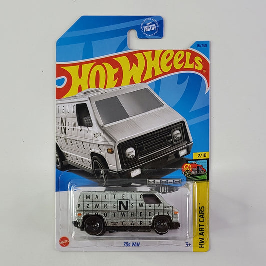 Hot Wheels - 70s Van (ZAMAC) [Walmart Exclusive ZAMAC Edition]