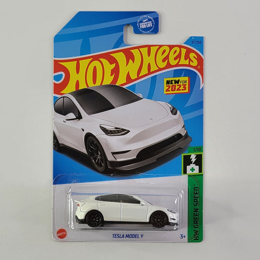 Hot Wheels - Tesla Model Y (Pearl White)