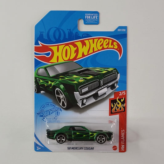 Hot Wheels - '68 Mercury Cougar (Metalflake Dark Green)