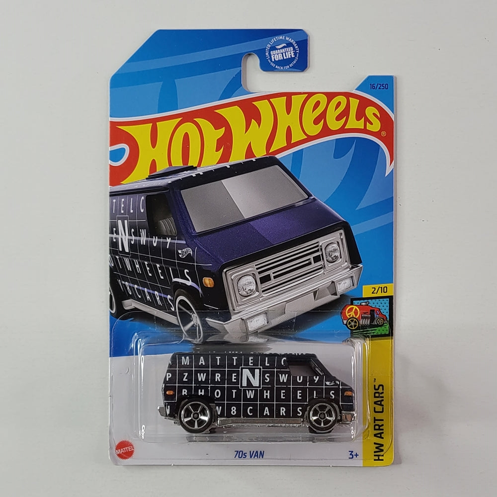Hot Wheels - 70s Van (Metalflake Dark Blue)