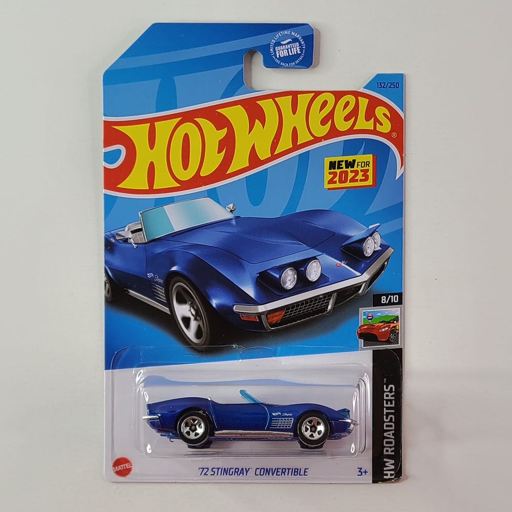 Hot Wheels - '72 Stingray Convertible (Metalflake Blue)