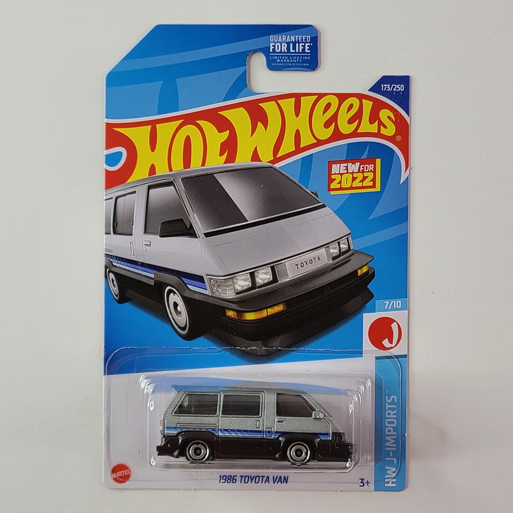 Hot Wheels - 1986 Toyota Van (Metalflake Silver)