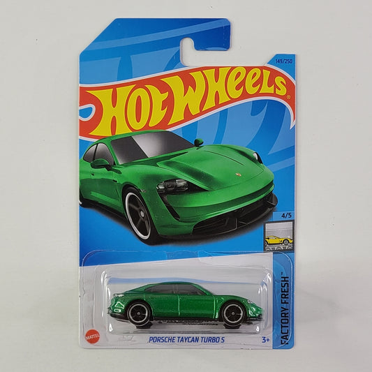 Hot Wheels - Porsche Taycan Turbo S (Metalflake Mamba Green)