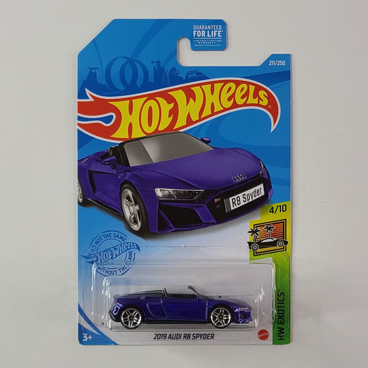 Hot Wheels - 2019 Audi R8 Spyder (Santorini Blue)