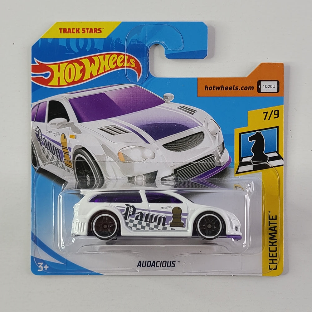 Hot Wheels - Audacious (White) [Short Card]