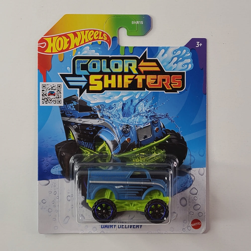 Hot Wheels Color Shifters - Dairy Delivery (Blue)