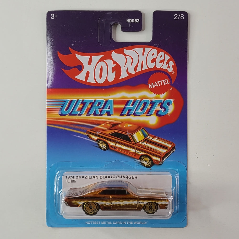 Hot Wheels - 1974 Brazilian Dodge Charger (Spectraflame Orange) [Target Exclusive]