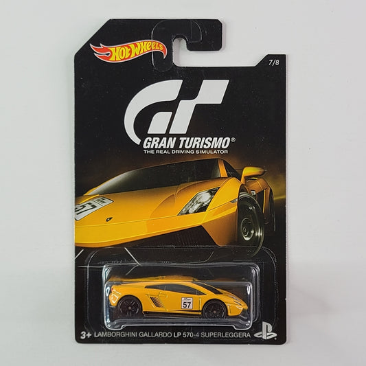 Hot Wheels - Lamborghini Gallardo LP 570-4 Superleggera (Dark Yellow)