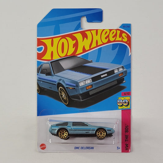 Hot Wheels - DMC DeLorean (Metalflake Pale Blue) [Card Variant]