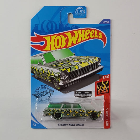 Hot Wheels - '64 Chevy Nova Wagon (ZAMAC) [WalMart Exclusive]