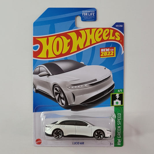 Hot Wheels - Lucid Air (Metalflake Stellar White)