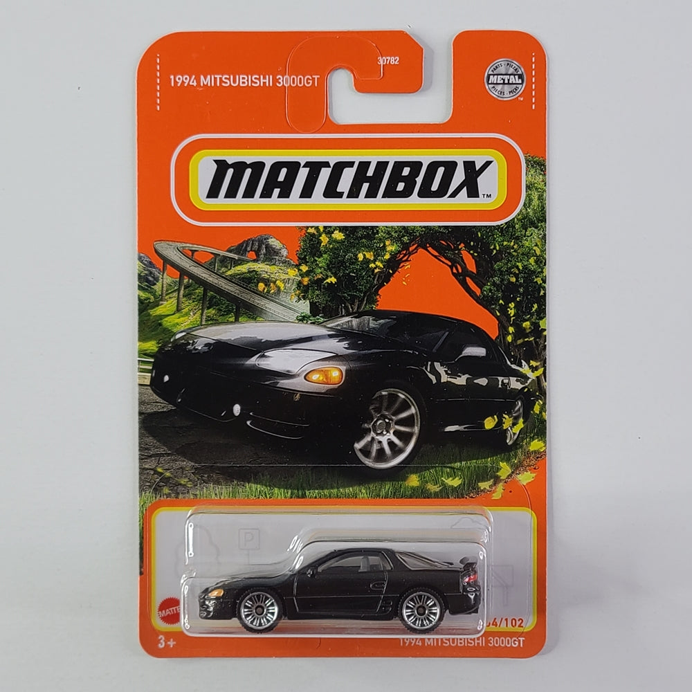 Matchbox - 1994 Mitsubishi 3000GT (Metalflake Black)