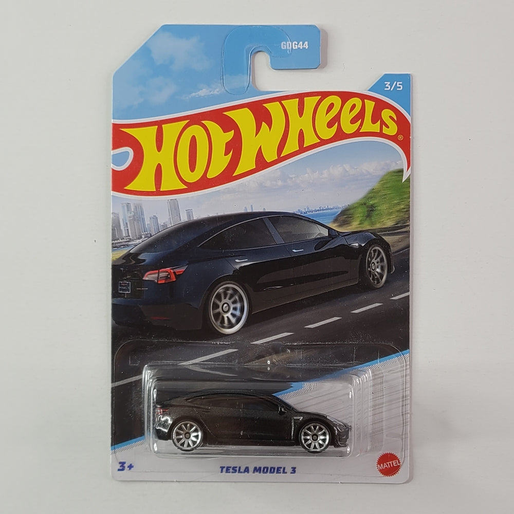 Hot Wheels - Tesla Model 3 (Obsidian Black Metallic)