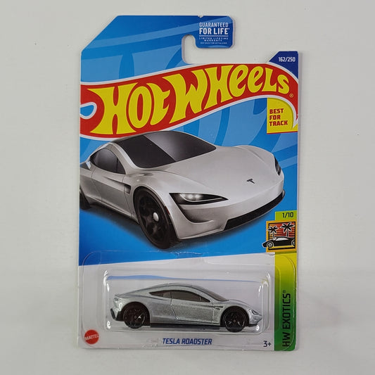 Hot Wheels - Tesla Roadster (Metalflake Silver)