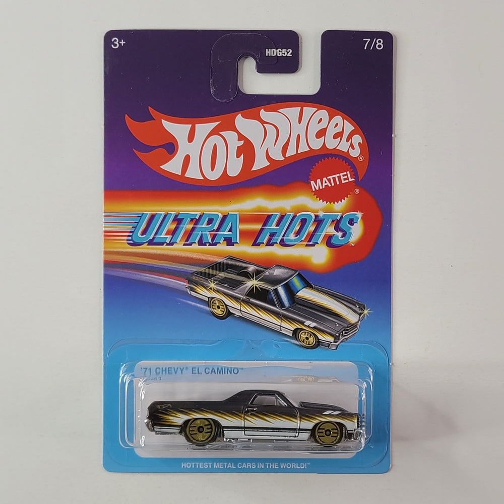 Hot Wheels - '71 Chevy El Camino (Spectraflame Black) [Target Exclusive]