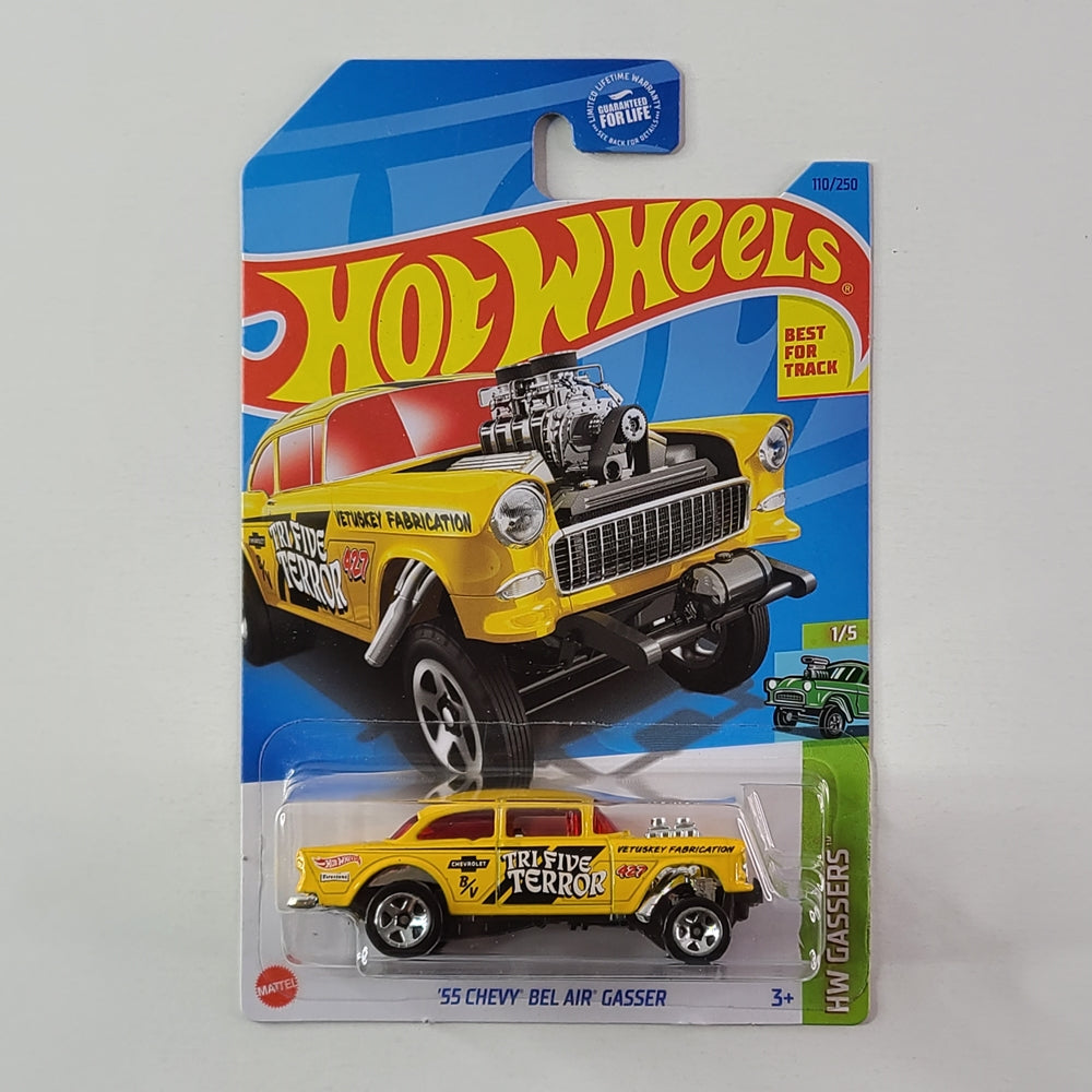 Hot Wheels - '55 Chevy Bel Air Gasser (Yellow)