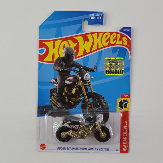 Hot Wheels - Ducati Scrambler Hot Wheels Edition (Black) [Factory Sealed 2022 Set]