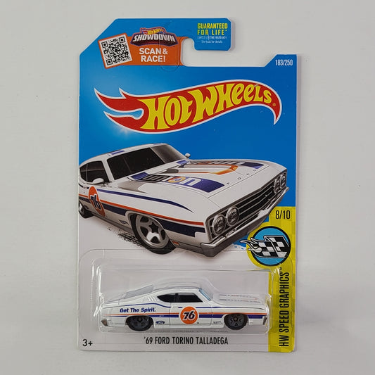 Hot Wheels - '69 Ford Torino Talladega (White)