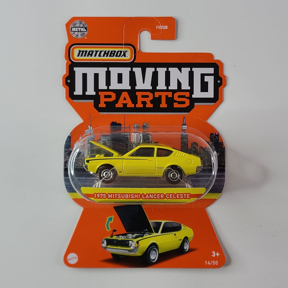 Matchbox Moving Parts - 1975 Mitsubishi Lancer Celeste (Yellow)