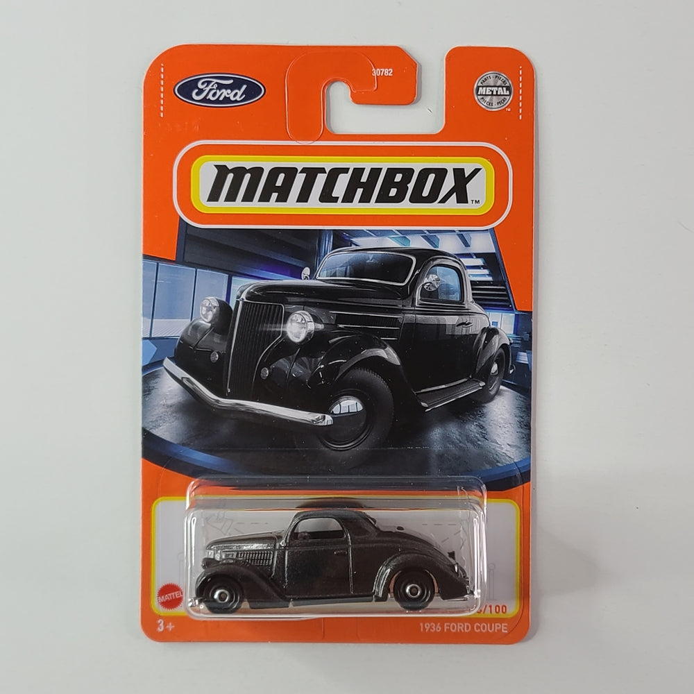 Matchbox - 1936 Ford Coupe (Metalflake Black) – Throwback Collectibles