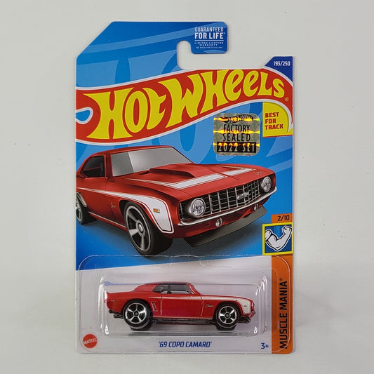 Hot Wheels - '69 COPO Camaro (Red) [Factory Sealed 2022 Set]