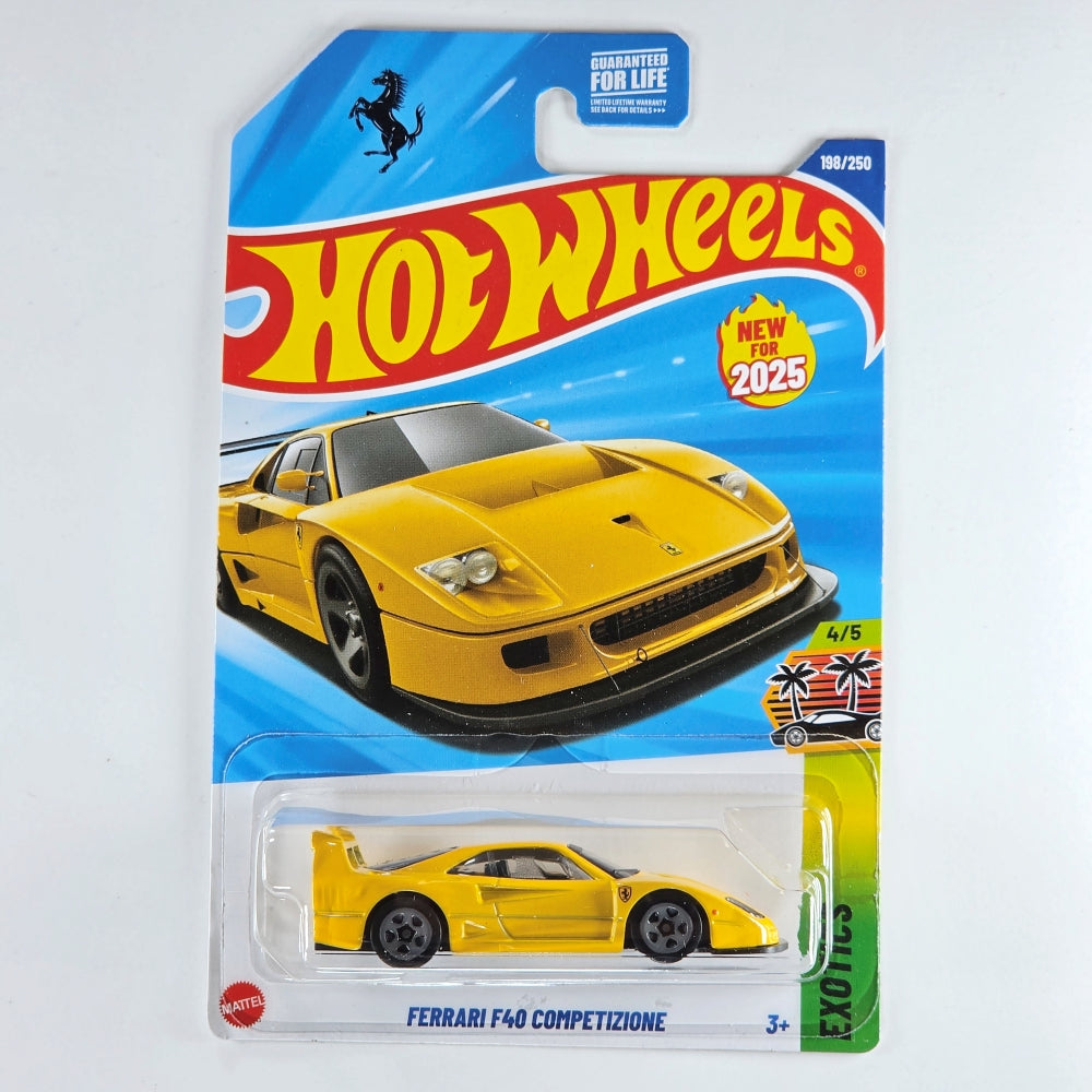 Ferrari F40 Competizione (Yellow) [Hot Wheels]