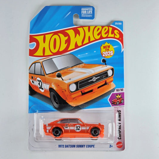 1972 Datsun Sunny Coupe (Orange) [Hot Wheels]