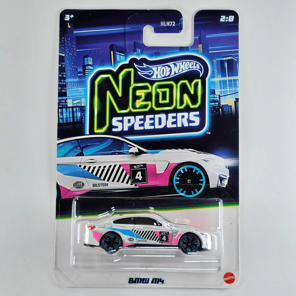 BMW M4 (Multicolor) [Hot Wheels Neon Speeders]
