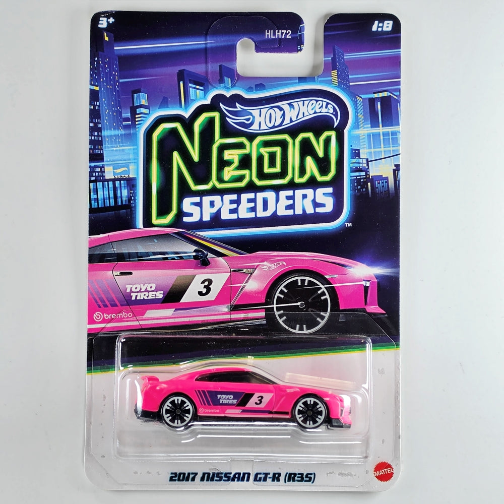 2017 Nissan GT-R (R35) (Pink) [Hot Wheels Neon Speeders]