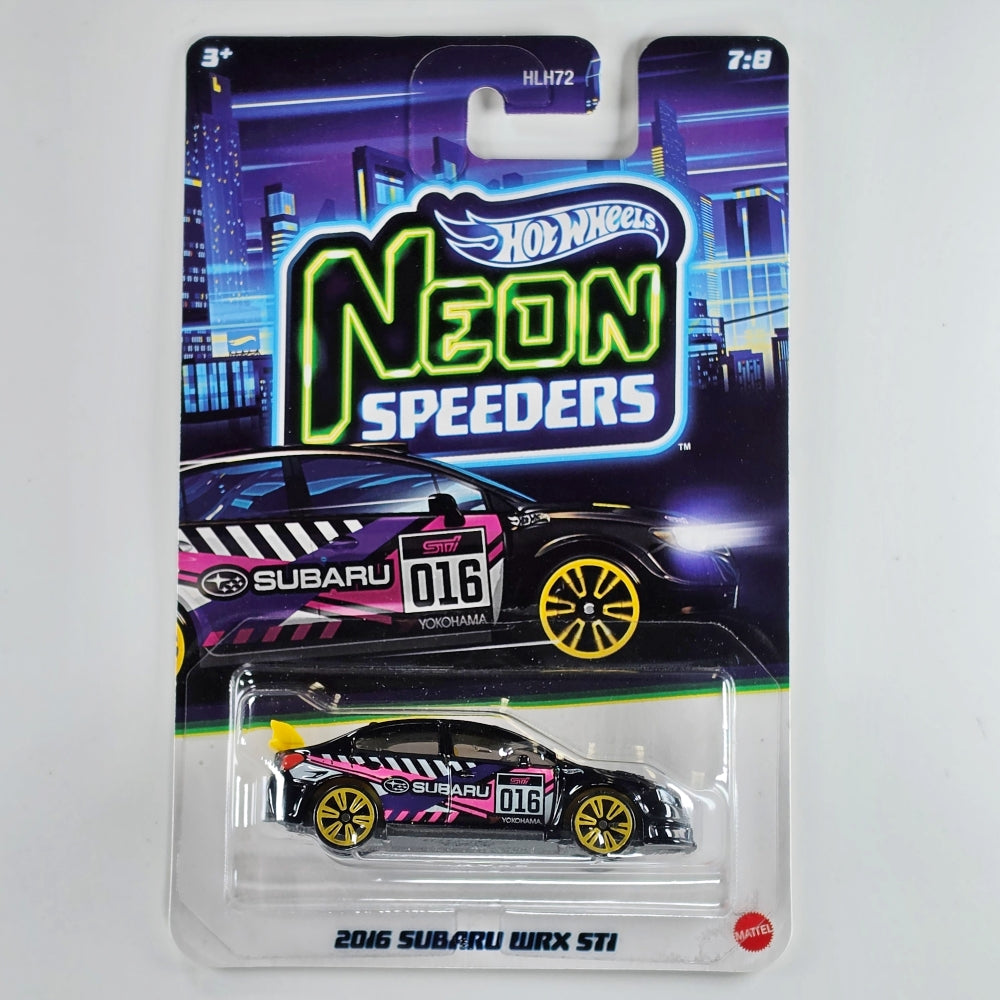2016 Subaru WRX STI (Black) [Hot Wheels Neon Speeders]