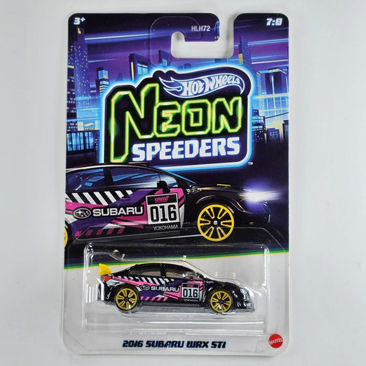 2016 Subaru WRX STI (Black) [Hot Wheels Neon Speeders]