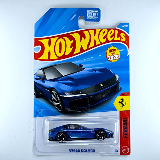 Ferrari 12Cilindiri (Blue) [Hot Wheels]