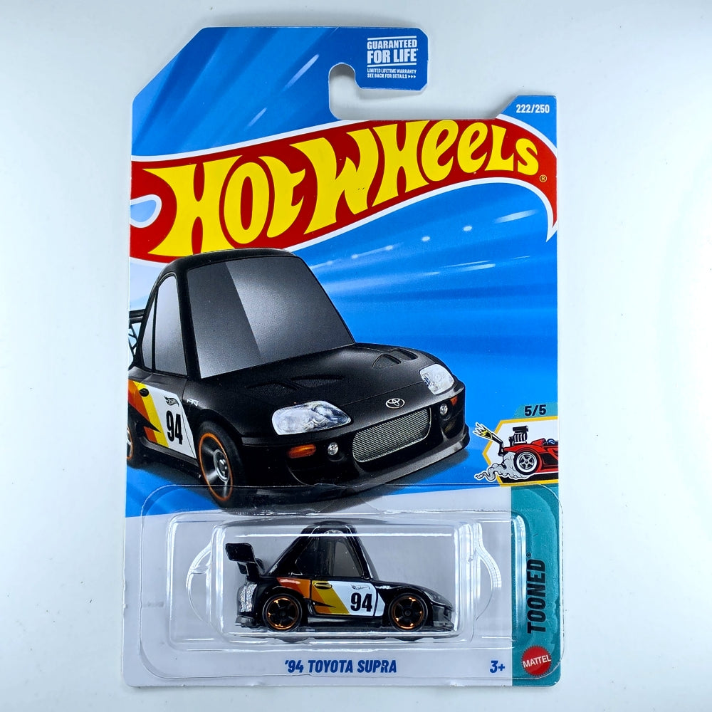 94 Toyota Supra TOONED (Black) [Hot Wheels]