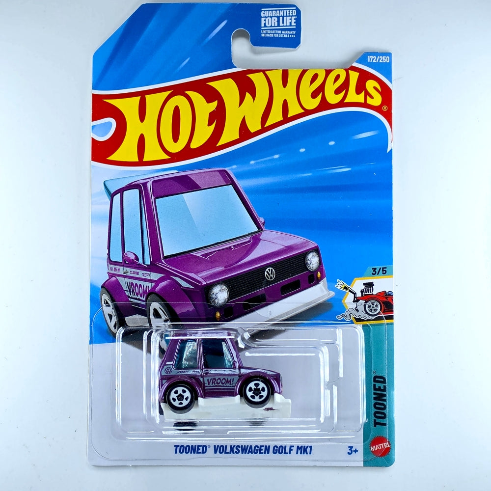 TOONED Volkswagen Golf MK1 (Purple) [Hot Wheels]