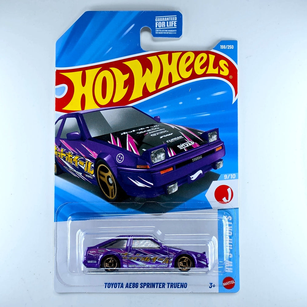 Toyota AE86 Sprinter Trueno (Purple) [Hot Wheels)