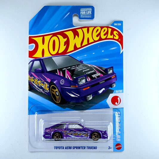 Toyota AE86 Sprinter Trueno (Purple) [Hot Wheels)