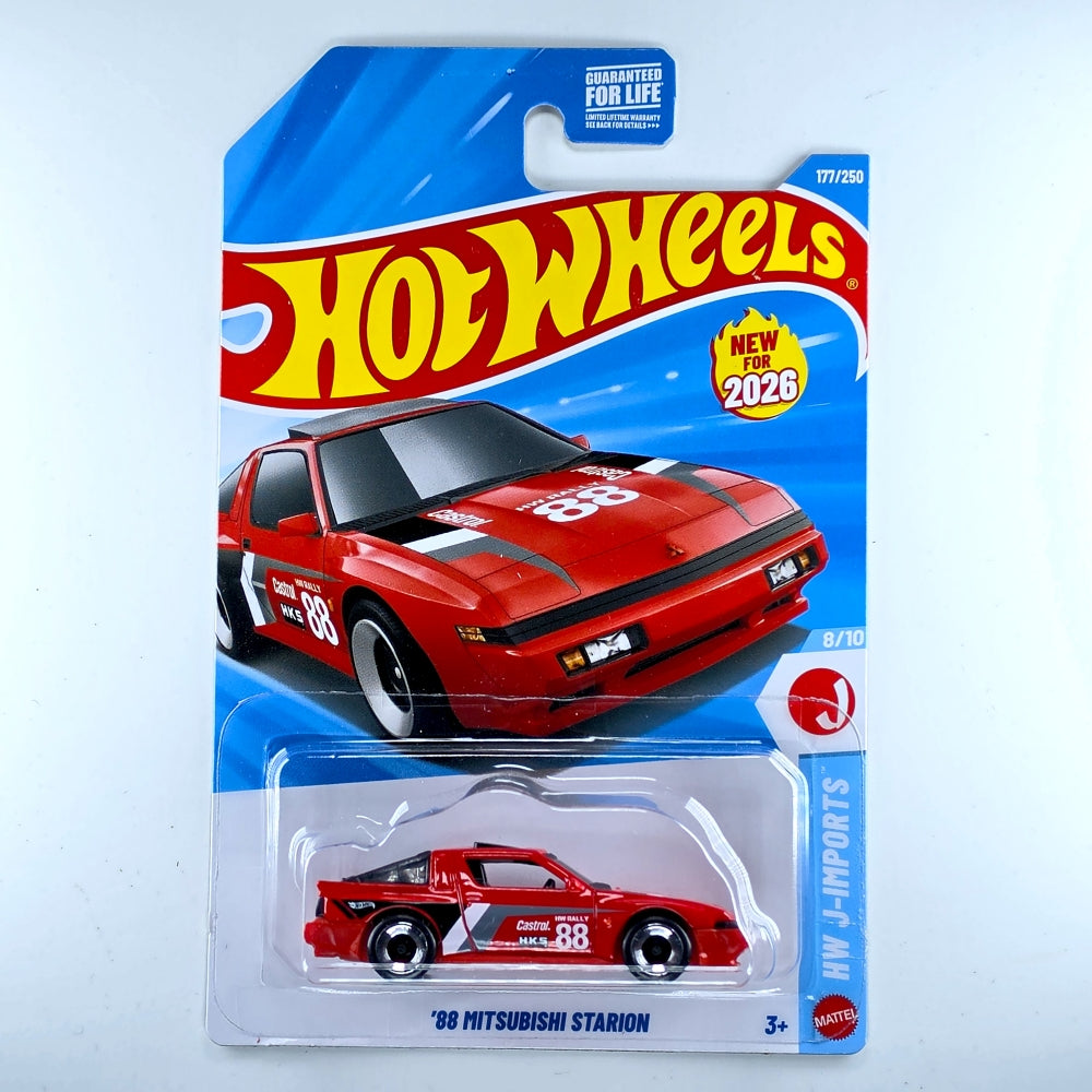 88 Mitsubishi Starion (Red) [Hot Wheels]
