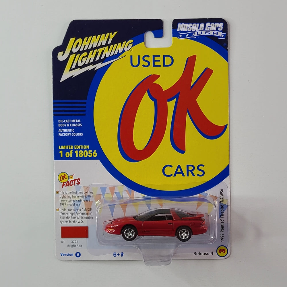 Johnny Lightning - 1997 Pontiac Firebird T/A WS6 (Bright Red) [Limited Edition - 1 of 18056]
