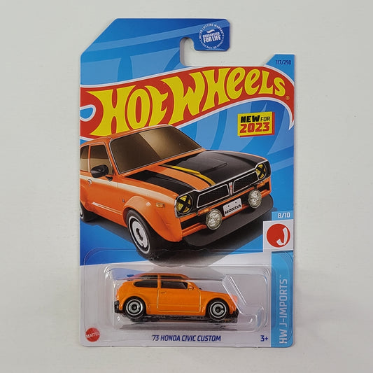 Hot Wheels - '73 Honda Civic Custom (Orange)
