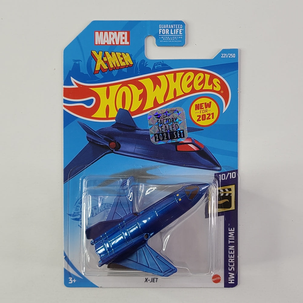 Hot Wheels - X-Jet (Metalflake Navy Blue) [Factory Sealed 2021 Set]