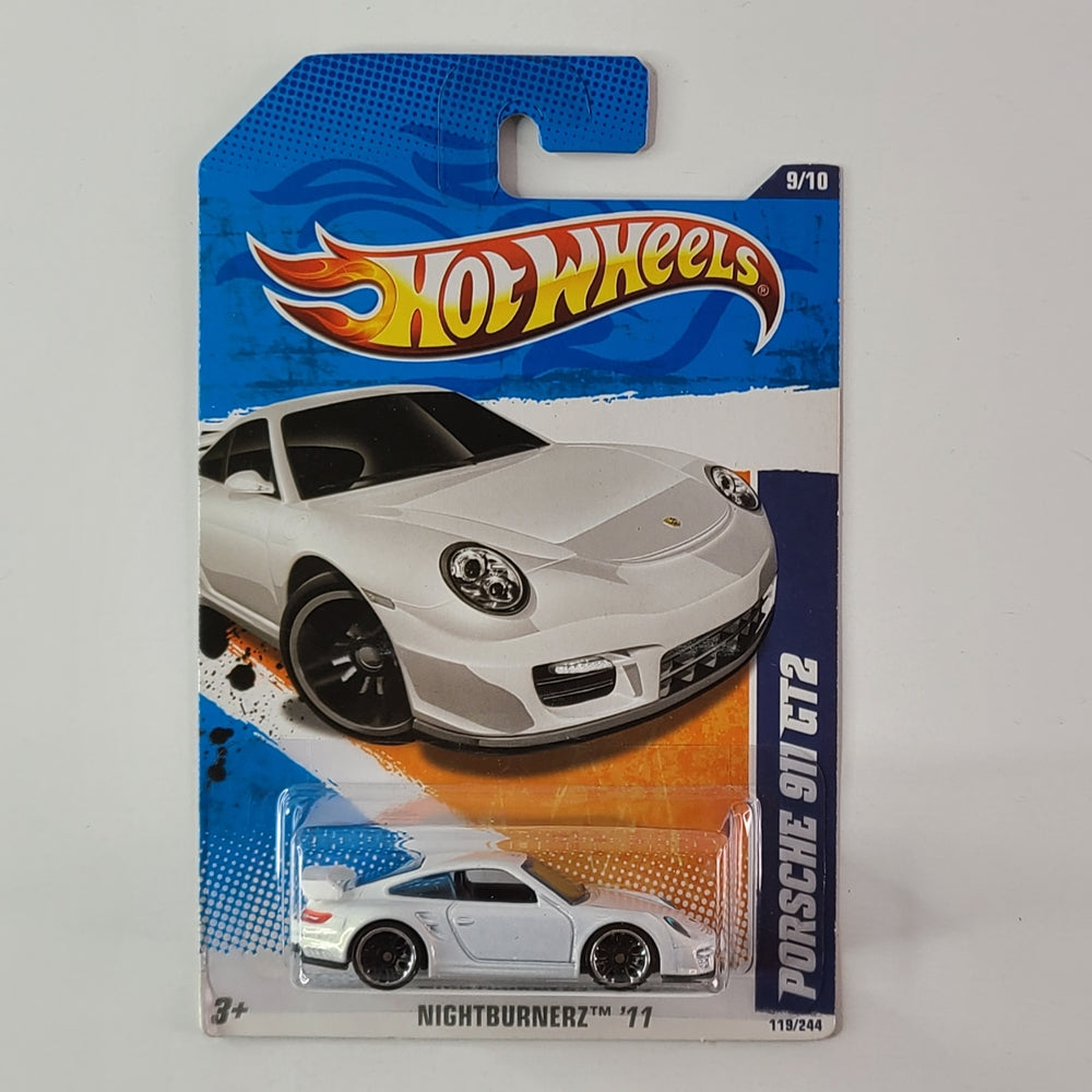 Hot Wheels - Porsche 911 GT2 (Metallic White)